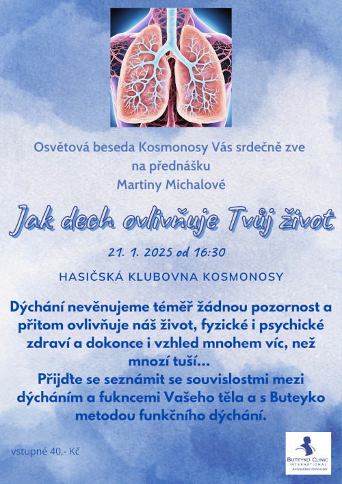 Jak dech ovlivňuje tvůj život